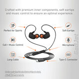 GadJet USB-C Corebeats Wired Earphones, , hi-res