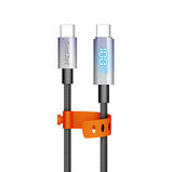 GadJet Charge &amp; Sync Cable Ultra Power LED 100W (USB-C to USB-C), , hi-res
