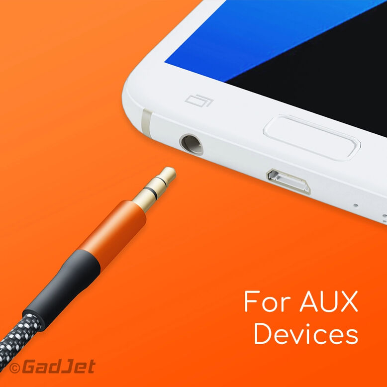 GadJet 3-in-1 Trio AUX to AUX, Lightning &amp; Type-C Cable, , hi-res