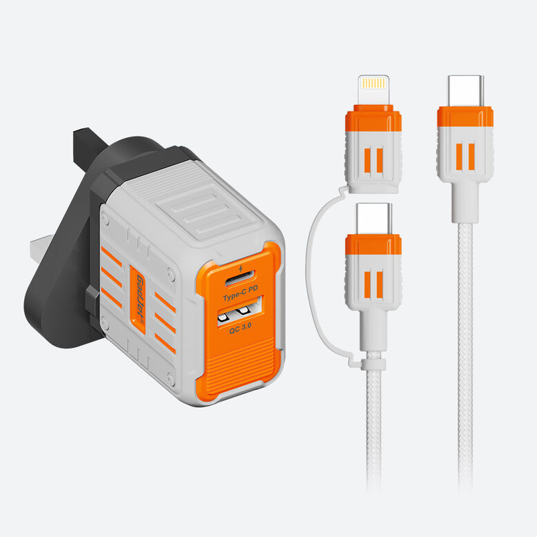 GadJet Cable + Wall Charger Pack, , hi-res