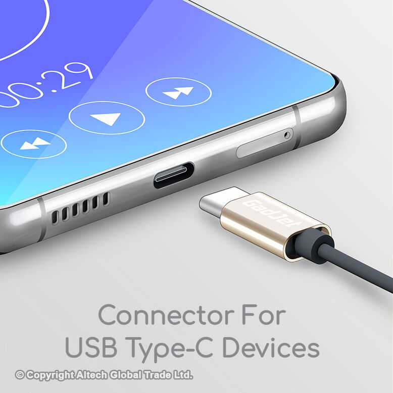 GadJet USB-C Earphones with 3.5mm AUX Adapter, , hi-res