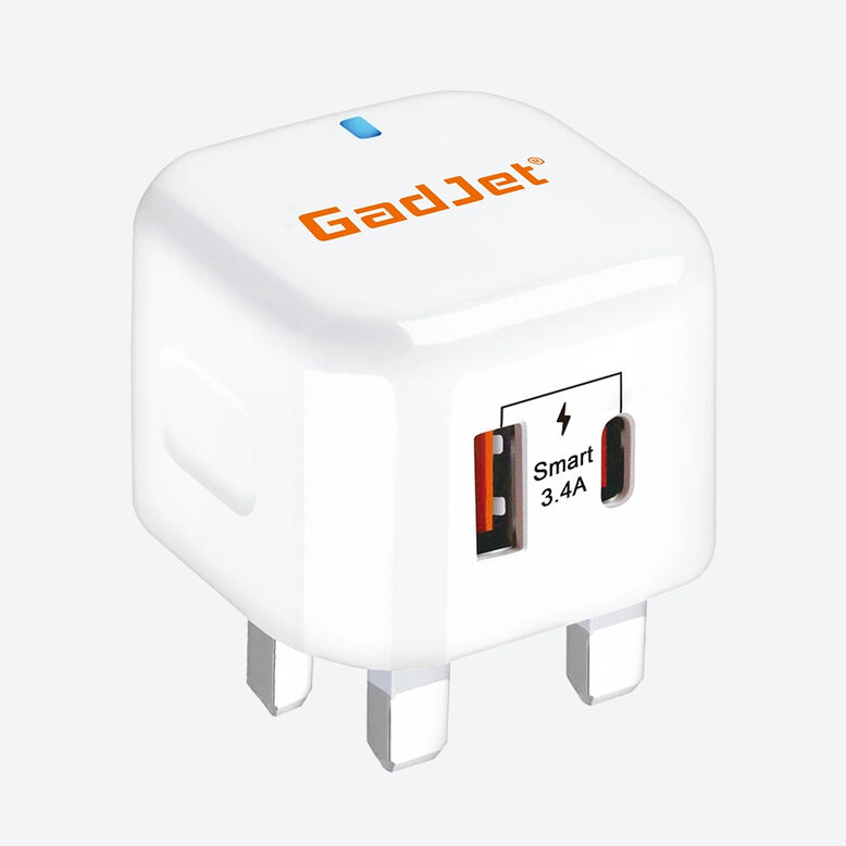 GadJet G-Series 2-Port Wall USB-C+A, , hi-res