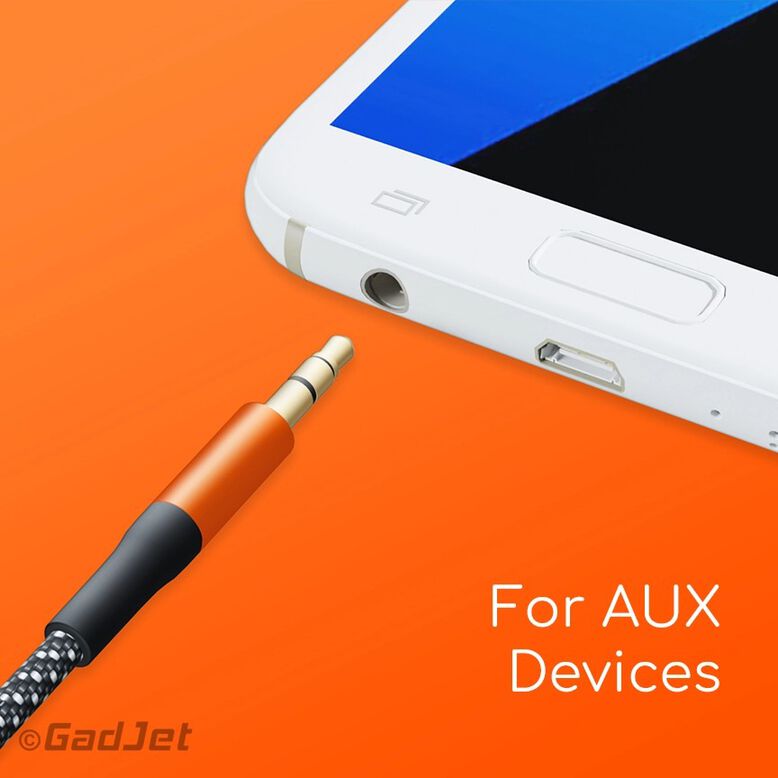 GadJet 3-in-1 Aux Audio Cable for 3.5mm AUX, Lightning + USB-C, , hi-res