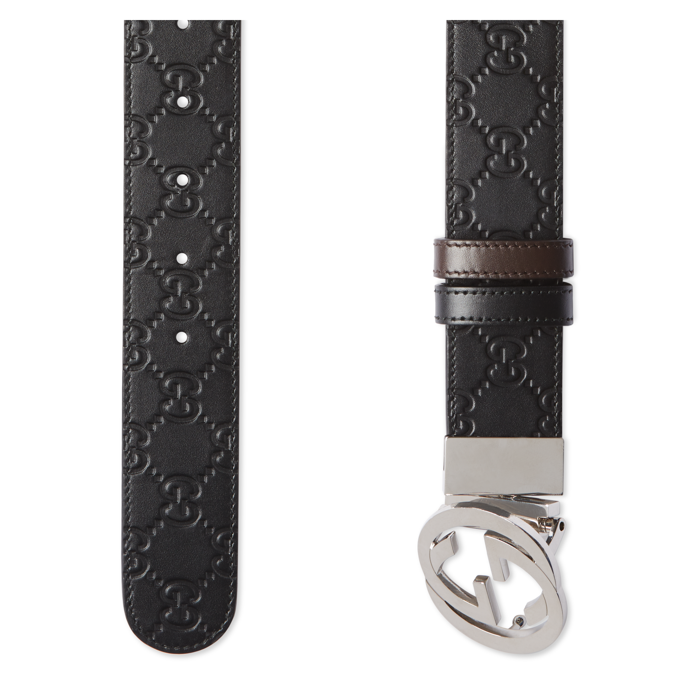Gucci Reversible Gucci Signature belt Belts | Heathrow Reserve