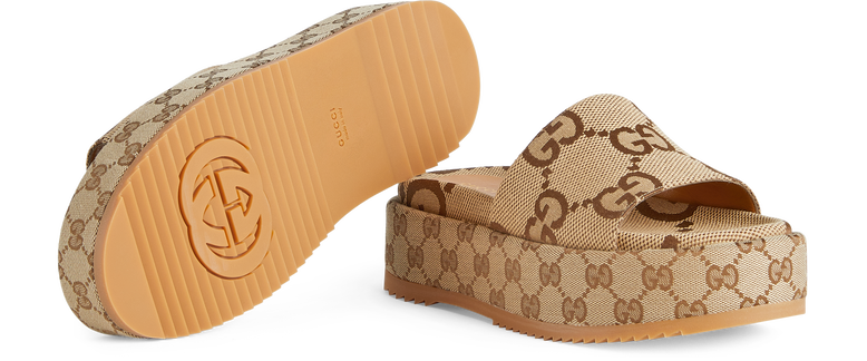 Women&#39;s platform slide sandal, , hi-res