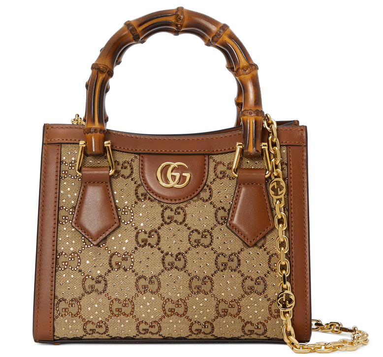 Gucci Diana crystal mini tote bag, , hi-res