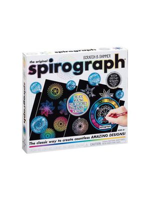 The Original Spirograph Scratch and Shimmer Set 