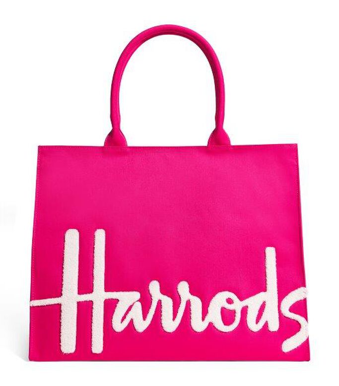 Large Cotton Logo Tote Bag, , hi-res