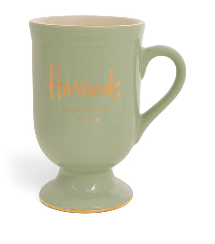 LOGO PEDESTAL MUG SOFT GREEN, , hi-res