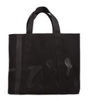 Large Cotton Logo Tote Bag