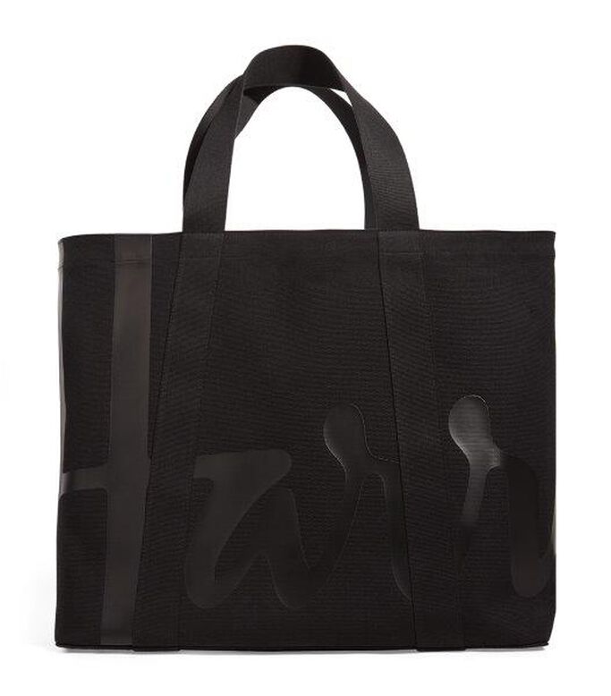Large Cotton Logo Tote Bag, , hi-res