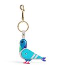 Leather Pigeon Keyring