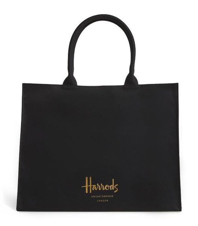 Small Cotton Logo Tote Bag, , hi-res