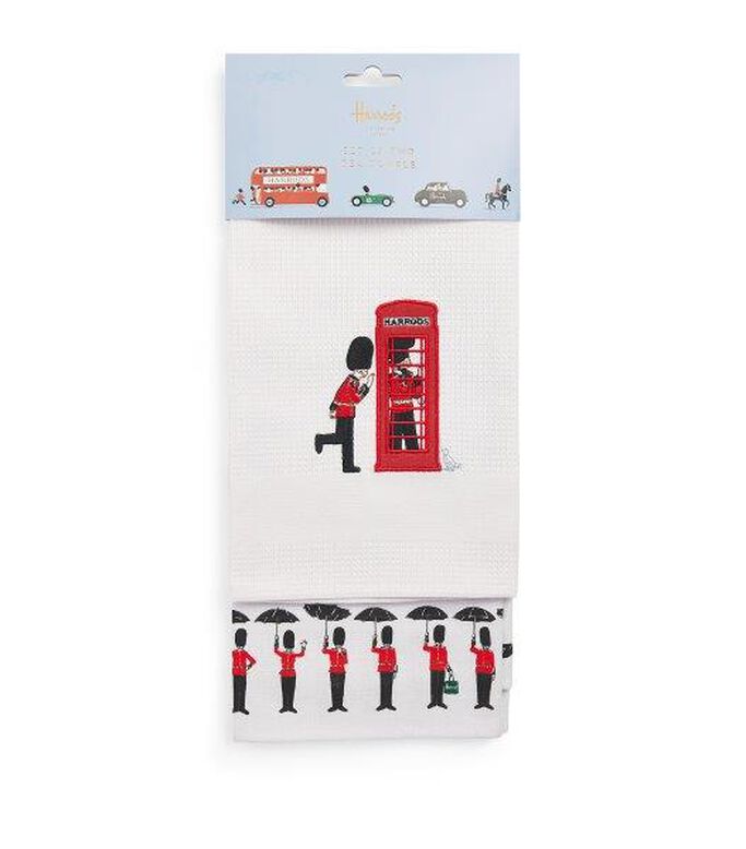 Set of 2 Guardsmen Tea Towels, , hi-res