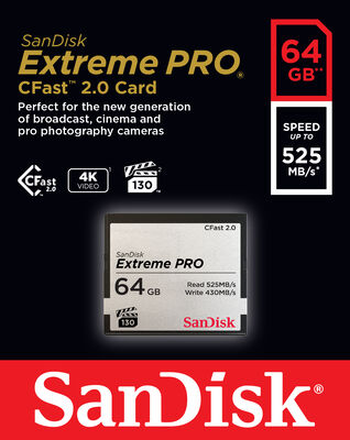 SanDisk Extreme Pro CF Card 64 GB