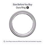 Oura Ring 4 - Silver - Size 8, , hi-res