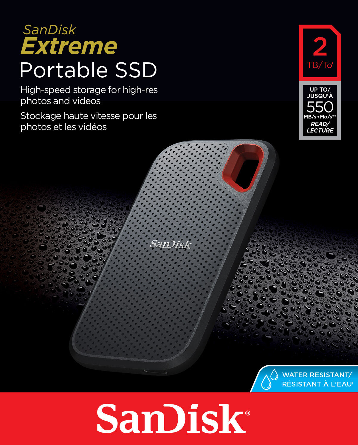 SanDisk Extreme Portable SSD 2TB | eclipseseal.com