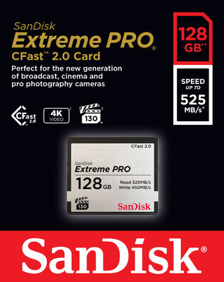 SanDisk Extreme Pro CF Card 128 GB