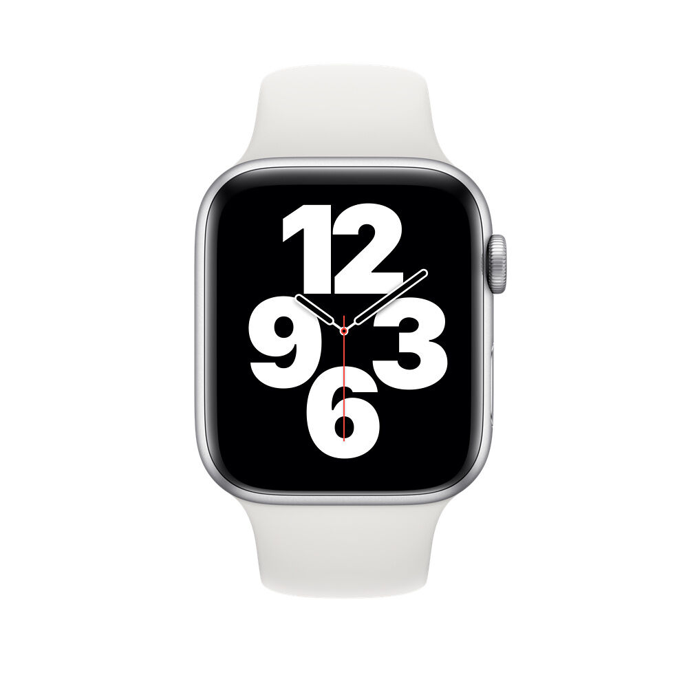 Apple Apple Watch Sport Band 44mm White Watch Straps Heathrow