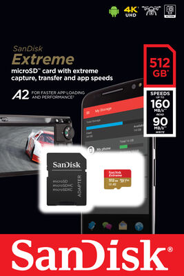SanDisk Extreme MicroSD Card 5126GB
