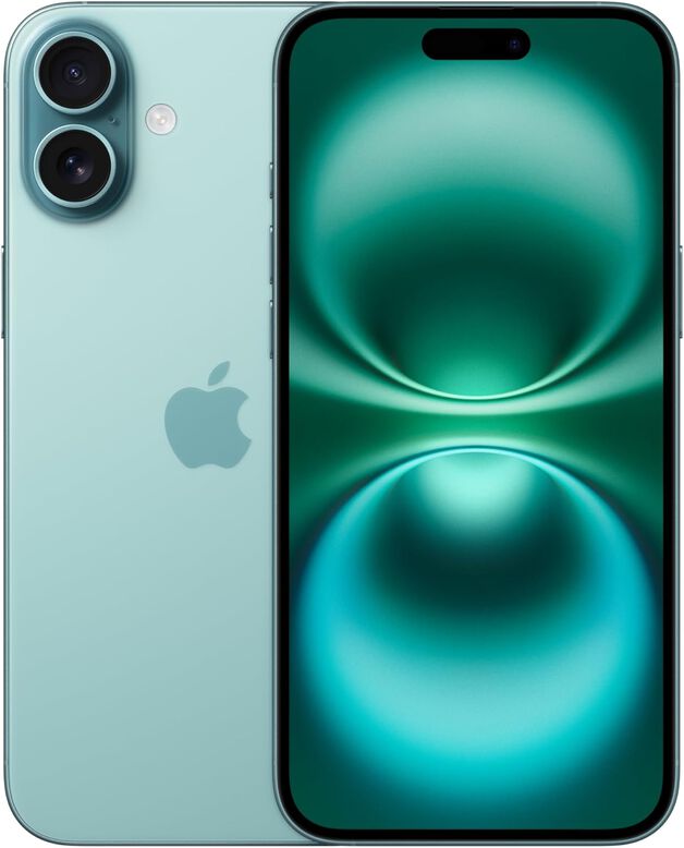 APPLE IPHONE 16 PLUS 128GB TEAL, , hi-res