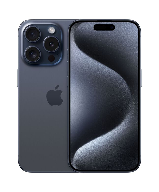 APPLE IPHONE 15 PRO 128GB BLUE TITANIUM, , hi-res