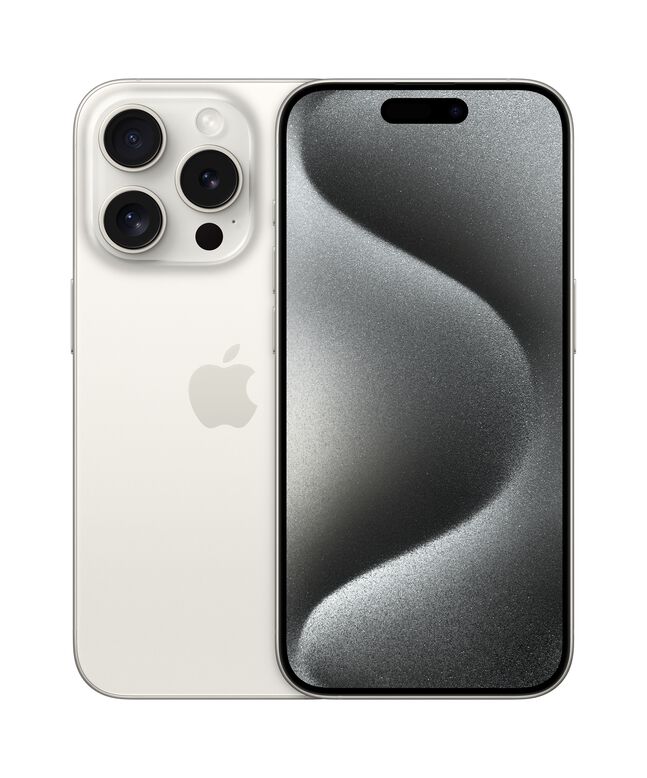 APPLE IPHONE 15 PRO 128GB WHITE TITANIUM, , hi-res