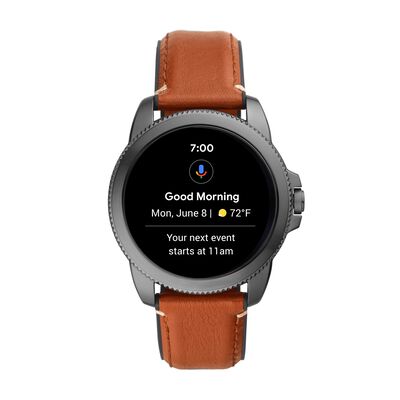 Fossil Gen 5E Smartwatch Brown Leather