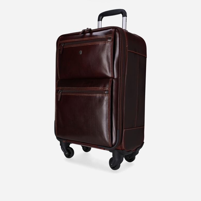 4 Wheel Cabin Trolley 50cm, Mocha, , hi-res