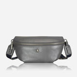 Ladies Waist Bag, Silver, , hi-res