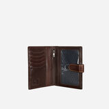 Passport Wallet, Mocha, , hi-res