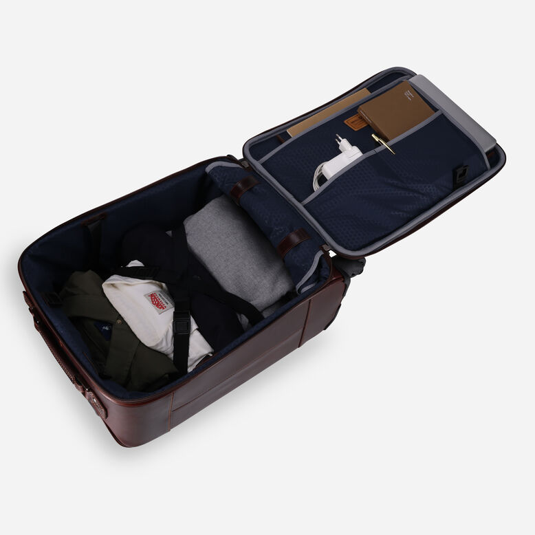 4 Wheel Cabin Trolley 50cm, Mocha, , hi-res