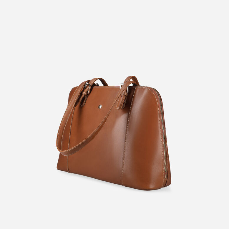 Ladies Laptop Shopper, Tan, , hi-res