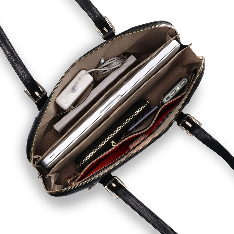 Ladies Laptop Shopper, Black, , hi-res
