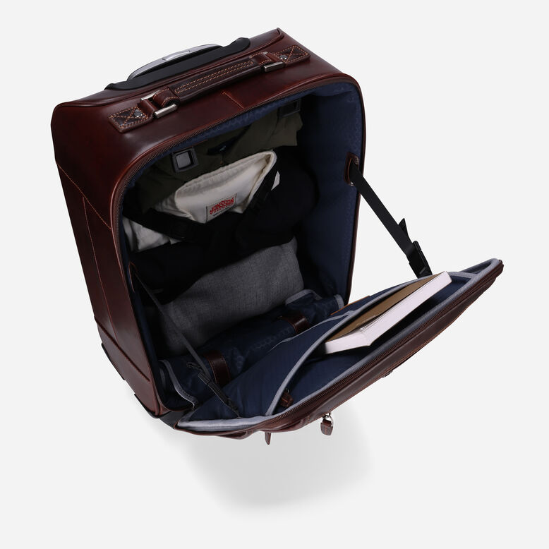 4 Wheel Cabin Trolley 50cm, Mocha, , hi-res