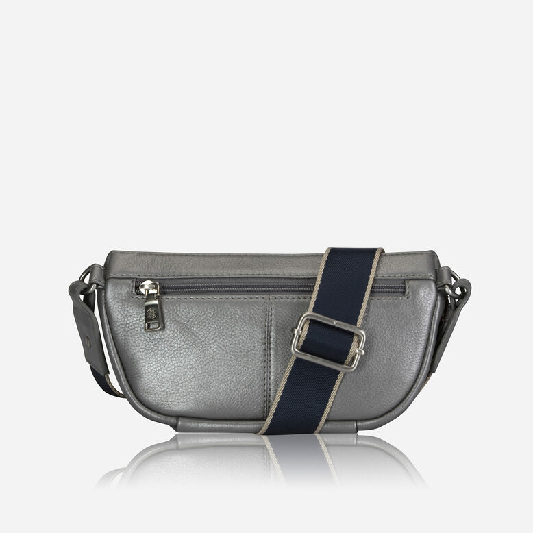 Ladies Waist Bag, Silver, , hi-res