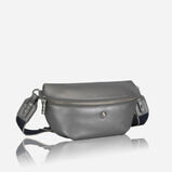 Ladies Waist Bag, Silver, , hi-res
