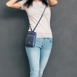 Ladies Small Crossbody Bag, Navy, , hi-res