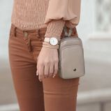 Ladies Small Crossbody Bag, Driftwood, , hi-res
