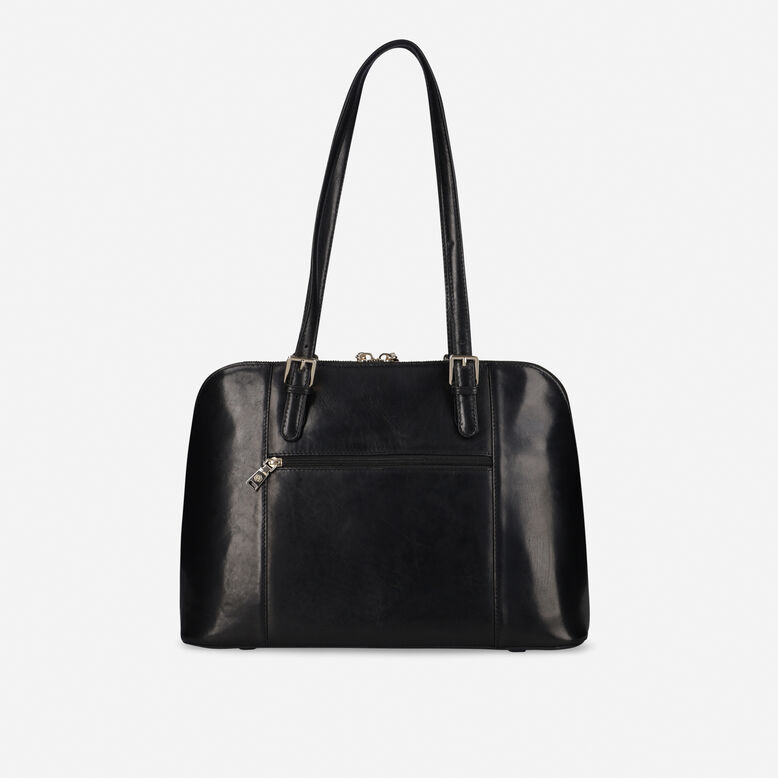 Ladies Laptop Shopper, Black, , hi-res