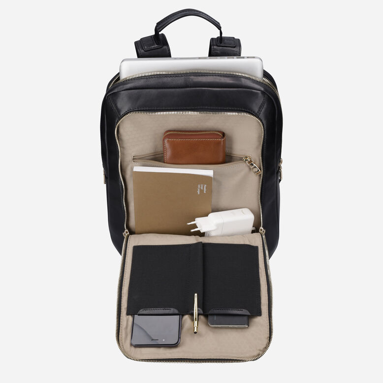 Ladies Laptop Backpack, Black, , hi-res