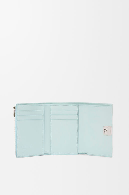 Anagram small vertical wallet in pebble grained calfskin, , hi-res