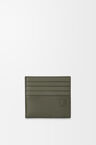 Open cardholder in soft grained calfskin