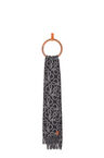 Anagram scarf in alpaca and wool