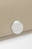 Pebble trifold wallet in pebble grain calfskin, , hi-res