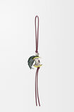 Apple charm in brass and calfskin, , hi-res