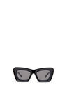Beveled Cateye sunglasses in acetate