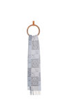 Scarf in wool and cashmere