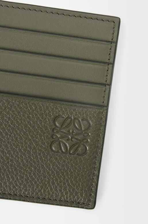 Open cardholder in soft grained calfskin, , hi-res