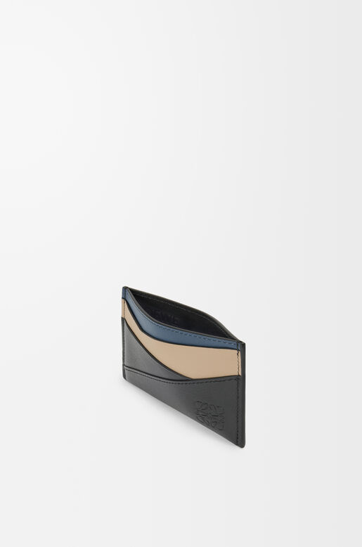 Puzzle plain cardholder in classic calfskin, , hi-res